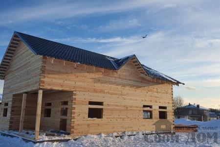 Построен дом в Дурнихе по проекту Брев4