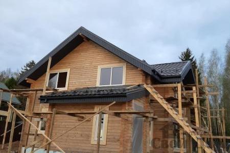 Отделка дома с вынужденной переделкой крыши, исправляем ошибки других  строителей
